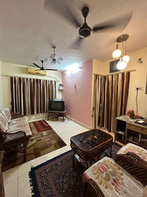 Living Room in 1 BHK Apartment at Rutu Enclave, Kasarvadavali – for Rent
