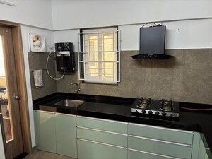 Kitchen in 1.5 BHK Apartment at Laxmi Ganga Heights, Anand Nagar – for Rent