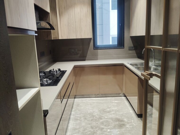 Kitchen, lajpat nagar iii 3 Bedroom 1800 Sq.Ft. Builder Floor In Lajpat Nagar Iii Delhi 10235297