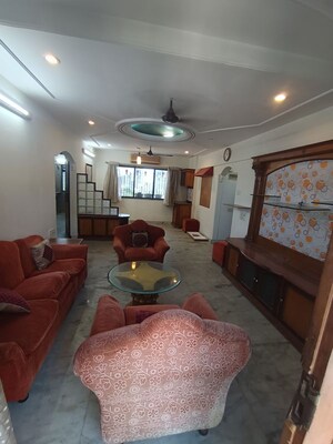 Living Room in 3 BHK Apartment at Vikas Park CHS, Malad West – for Rent