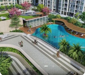 Balcony in 4 BHK Apartment at Dosti Greenscape, Hadapsar – for Sale