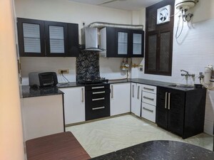 Kitchen in 2 BHK Builder Floor at Greater Kailash – for Rent