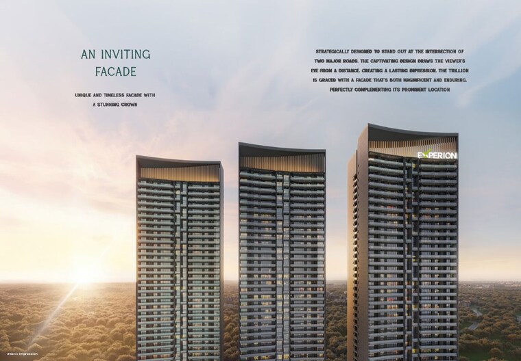 Exterior View, experion-the-trillion 3.5 Bedroom 2917 Sq.Ft. Apartment In Sector 48 Gurgaon 10235319