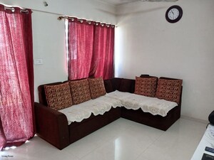 Living Room in 1 BHK Apartment at Shubh Skypoint, Mundhwa – for Rent