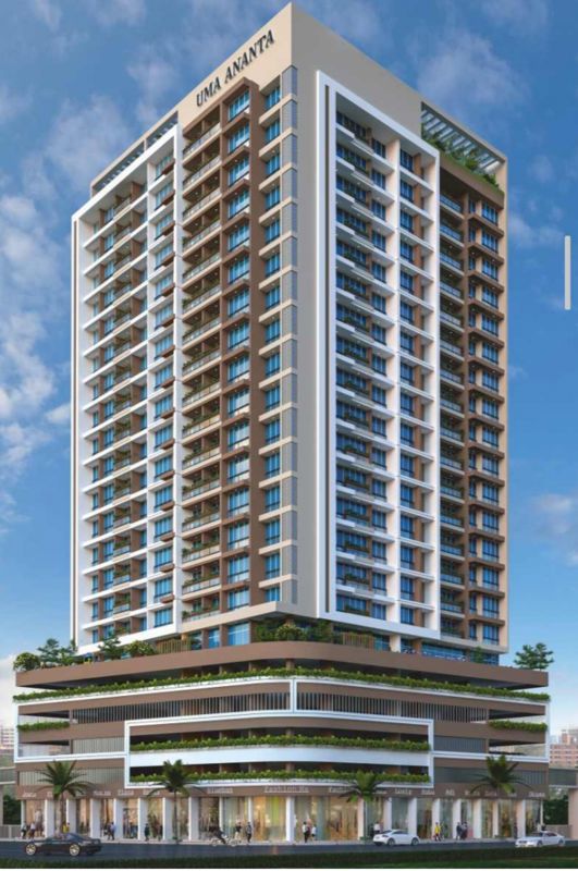 3 BHK + Pooja Room,Study Room 1825 Sq.Ft. Apartment in Uma Ananta