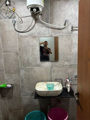 Bathroom in 2 BHK Apartment at Goel Ganga Platino, Kharadi – for Rent