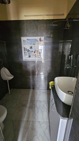 Bathroom in 3 BHK Builder Floor at Shimla Bypass Road – for Rent