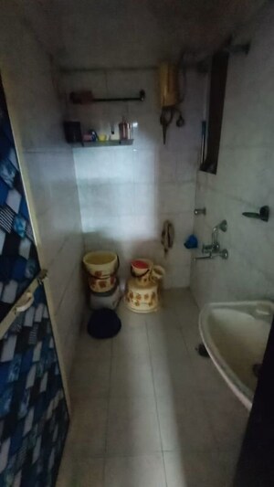 Bathroom in 1 BHK Apartment at Keshav Kunj Vashi, Vashi Sector 30a – for Rent