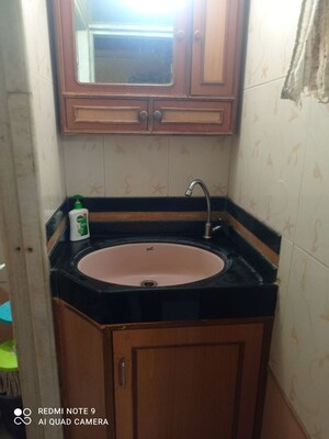 Bathroom in 1 BHK Apartment at New Shree Krupa CHS, Dombivli West – for Rent