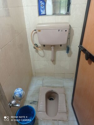Bathroom in 1 BHK Apartment at New Shree Krupa CHS, Dombivli West – for Rent