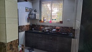 Kitchen in 1 BHK Apartment at New Shree Krupa CHS, Dombivli West – for Rent