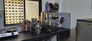 Kitchen in 1 BHK Apartment at New Shree Krupa CHS, Dombivli West – for Rent