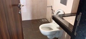 Bathroom in 3 BHK Apartment at Sheth Zuri, Laxmi Nagar – for Rent
