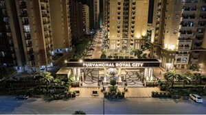 3 BHK Apartment – Exterior View View at Purvanchal Royal City, Chi V Greater Noida - for Rent