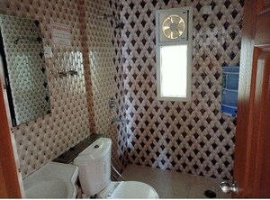 Bathroom in 3 BHK Apartment at Purvanchal Royal City, Chi V Greater Noida – for Rent