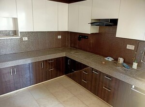 Kitchen in 3 BHK Apartment at Purvanchal Royal City, Chi V Greater Noida – for Rent