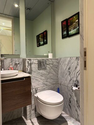 Bathroom in 4 BHK Apartment at Kasturi Epitome, Wakad – for Rent