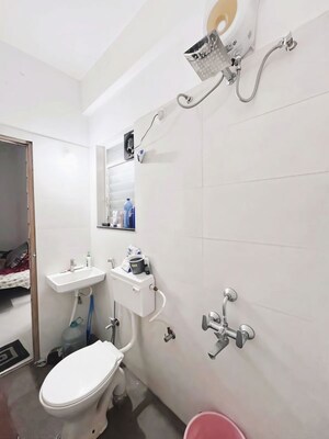 Bathroom in 1 RK Apartment at Brahma Waterbay, Kalyani Nagar – for Rent