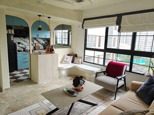 Living Room in 2 BHK Apartment at Piramal Vaikunth Vidit, Balkum Pada – for Sale