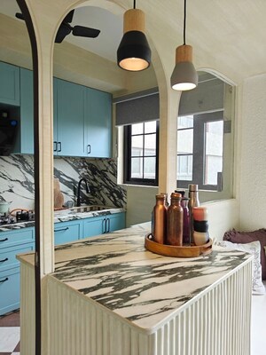 Kitchen in 2 BHK Apartment at Piramal Vaikunth Vidit, Balkum Pada – for Sale