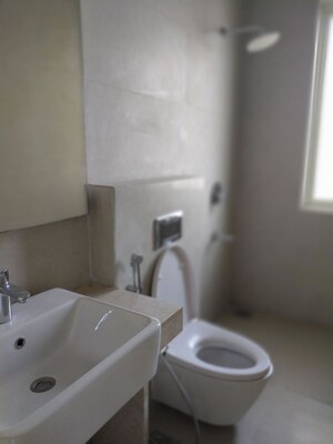 Bathroom in 3 BHK Apartment at Indiabulls Sky Forest, Lower Parel – for Rent