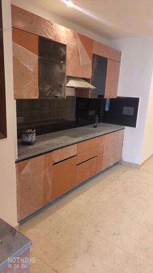 Kitchen in 1.5 BHK Builder Floor at Chattarpur – for Rent