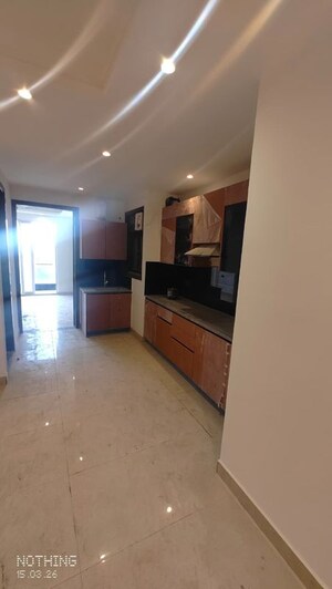 Living Room in 1.5 BHK Builder Floor at Chattarpur – for Rent