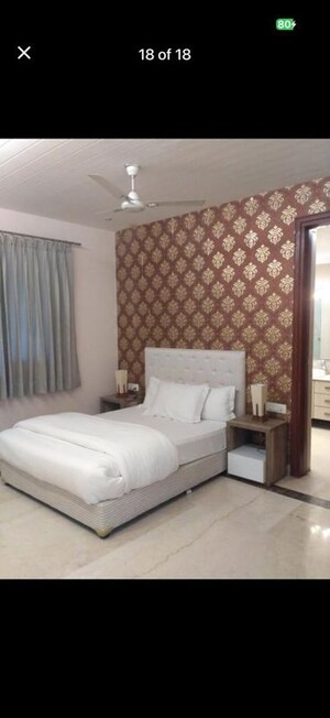 Bedroom in 3 BHK Apartment at Chittaranjan Park – for Rent