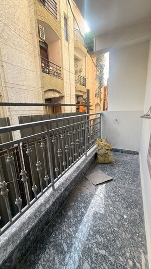 Balcony in 3 BHK Builder Floor at Chattarpur – for Rent