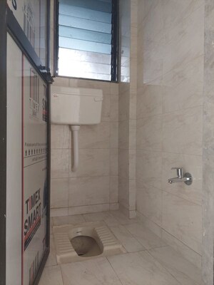 Bathroom in 1 BHK Apartment at Navkar Tower Part 1, Naigaon East – for Rent