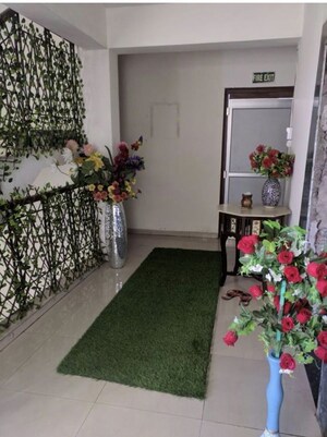 Balcony in 4 BHK Apartment at Omaxe NRI City Center, Omega Ii Greater Noida – for Rent