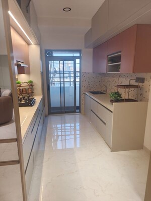 Kitchen in 3 BHK Apartment at Gauttam Nagar – for Sale