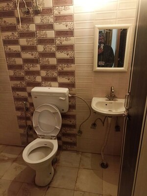 Bathroom in 1 RK Builder Floor at Malviya Nagar – for Rent