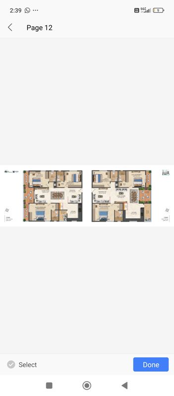 3 BHK + Pooja Room 2290 Sq.Ft. Apartment in Srias Iwa