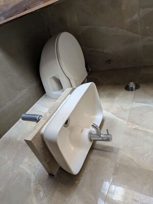 Bathroom in 2 BHK Apartment at Chandak Stella, Goregaon West – for Sale