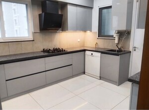 Kitchen in 3 BHK Apartment at Jayabheri The Summit, Narsingi – for Rent