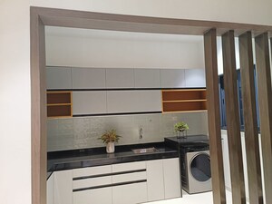 Kitchen in 2 BHK Apartment at Aksha Vrundavan, Chikhali – for Sale