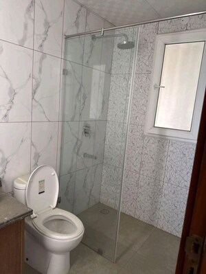 Bathroom in 3 BHK Apartment at Central Park Flower Valley, Sohna Sector 33 – for Rent