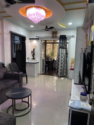 Living Room in 2 BHK Apartment at Swaraj Kunj, Kiwale – for Rent