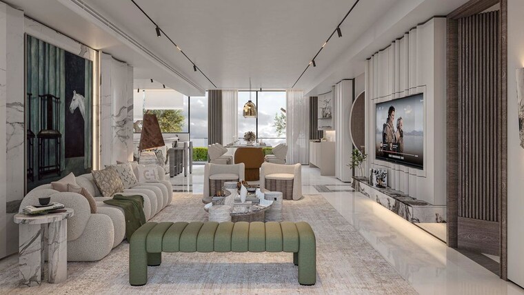 Master Bedroom, elan-the-presidential 4 Bedroom 3395 Sq.Ft. Apartment In Sector 106 Gurgaon 10235804