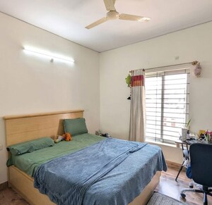 Bedroom in 3 BHK Apartment at Raj Niwas , Koramangala – for Rent