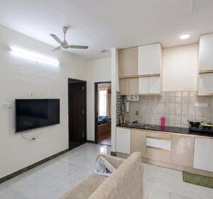 Kitchen in 3 BHK Apartment at Raj Niwas , Koramangala – for Rent