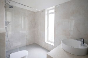 Bathroom in 4 BHK Apartment at Seawoods – for Rent