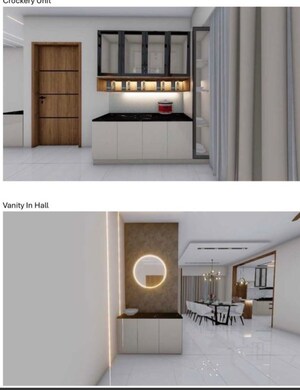 Kitchen in 3 BHK Apartment at Lansum El Dorado, Narsingi – for Rent