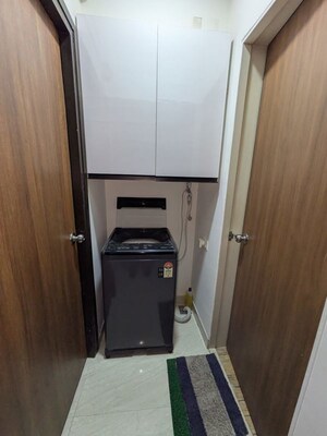 Bathroom in 1 BHK Apartment at Lodha Crown Quality Homes, Majiwada – for Rent