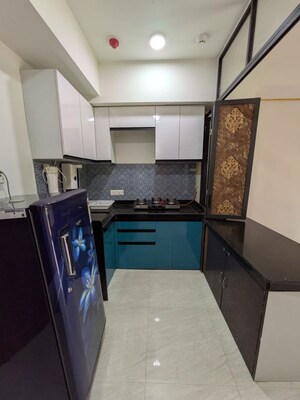 Kitchen in 1 BHK Apartment at Lodha Crown Quality Homes, Majiwada – for Rent