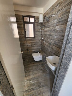 Bathroom in 3 BHK Apartment at Keshar Kadam, Thaltej – for Rent