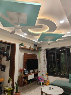 Living Room in 3 BHK Apartment at Gala Orchid Sky, Shela – for Rent