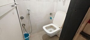 Bathroom in 1 BHK Apartment at Lok Puram, Vasant Vihar – for Rent
