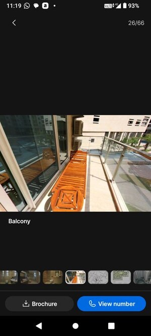 Staircase in 2 BHK Apartment at Pragati Hills, Sector 47 – for Rent